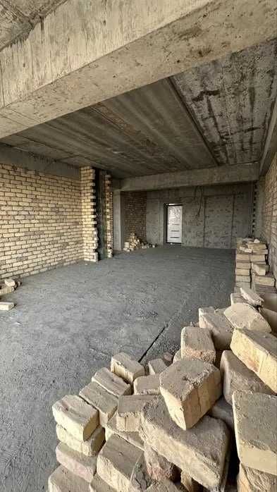 Новостройка 3 комнатная 78м2 коробка, кадастр есть, ул.Нурафшон