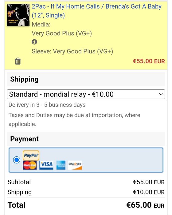 2Pac ‎– If My Homie Calls / Brenda's Got A Baby
Maxi Single 12
Издание