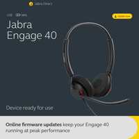 Новый Jabra Engage 40 Stereo/Mono, USB/Typ-C