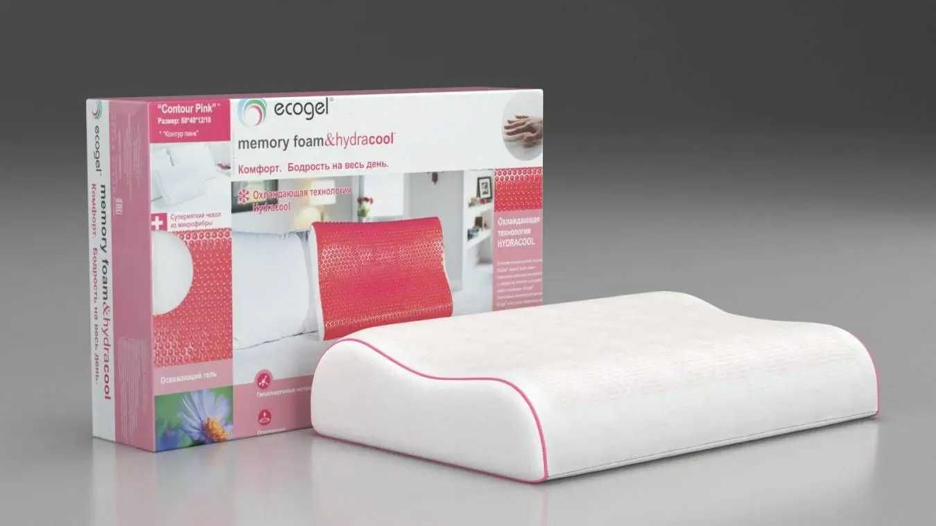 Новая подушка в упаковке Ecogel Contour Pink за 30000 вместо 42000