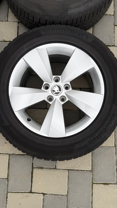 Roti iarna Skoda Kodiaq jante 17 5x112 Tiguan R-line 215 65 17 KaroqQ3