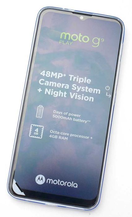 Motorola Moto G9 Play смартфон + слушалки Lenovo