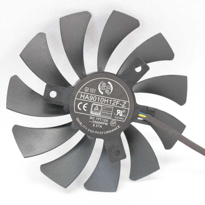 Вентиляторы (кулеры) сдвоенные HA9010H12F-Z для видеокарт (85 мм)