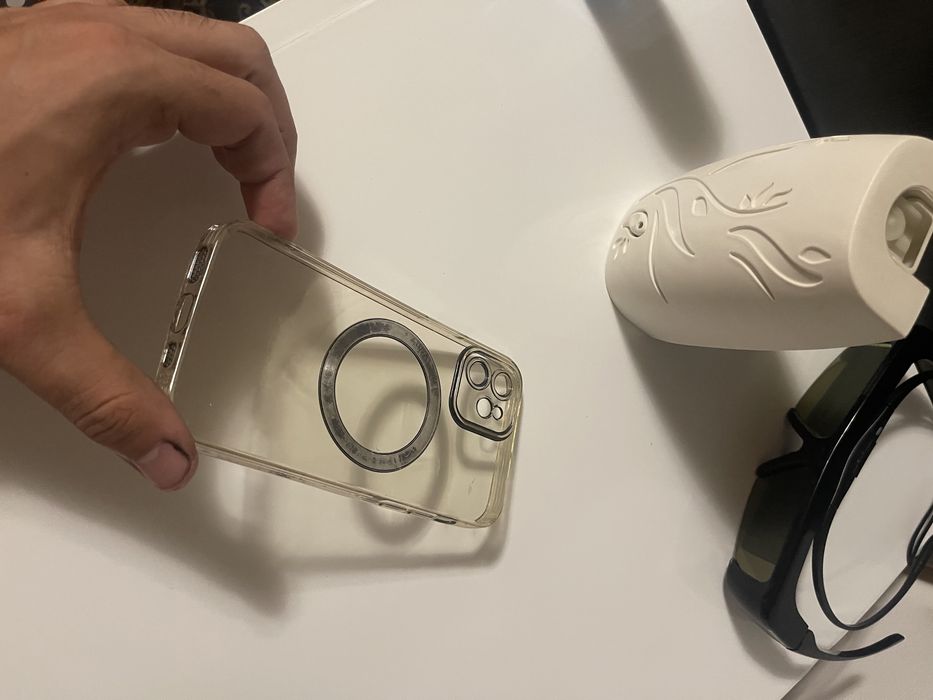 Husa/spate transparenta iphone 12 magsafe posibil si pt 11