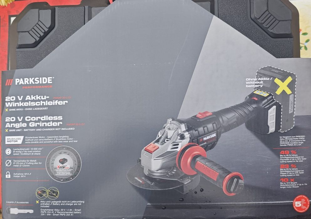 Polizor unghiular parkside performante