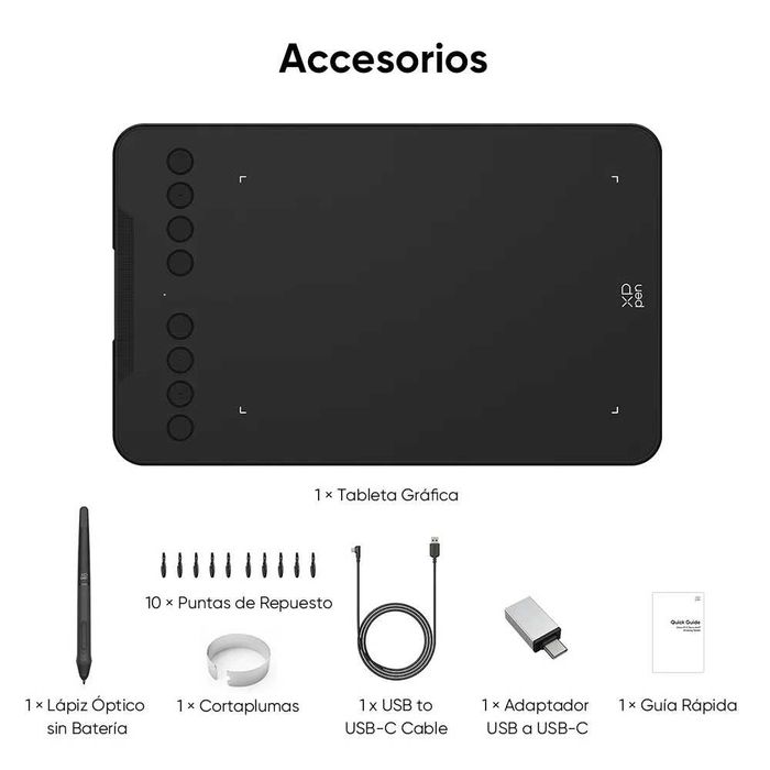 Новинка! Графический планшет Xp-Pen Deco mini7 v2 Чувствительность 16K