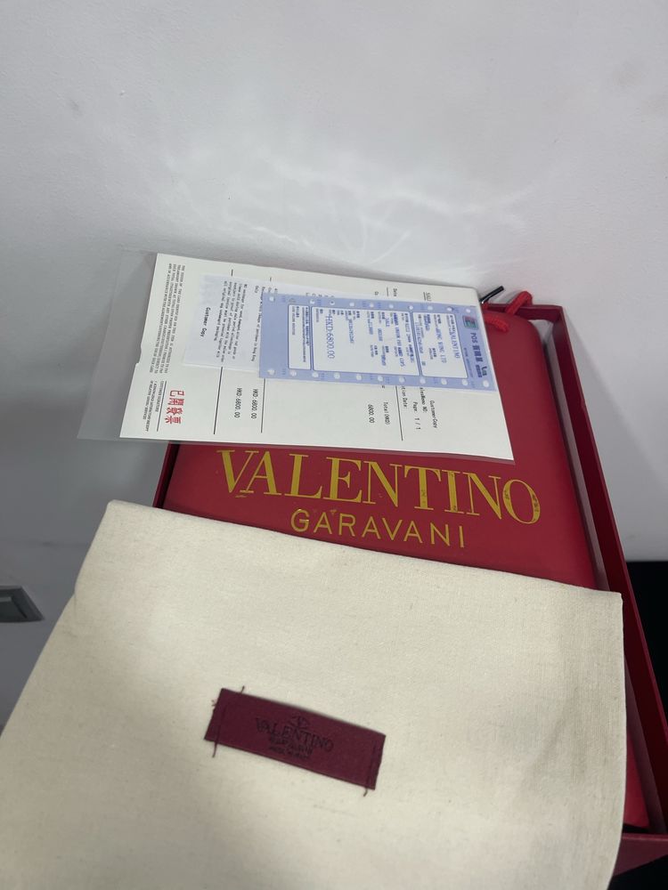 Valentino Garavani One Stud Black White