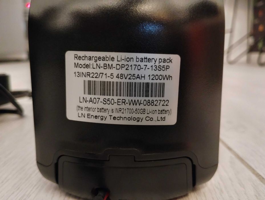 Baterie E-Bike 48V 25Ah Samsung 1200Wh - Noua