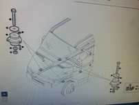 Set kit tampoane reparatie cabina pentru Iveco Daily