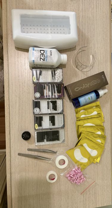 Инструменты, материалы для наращивания ресниц