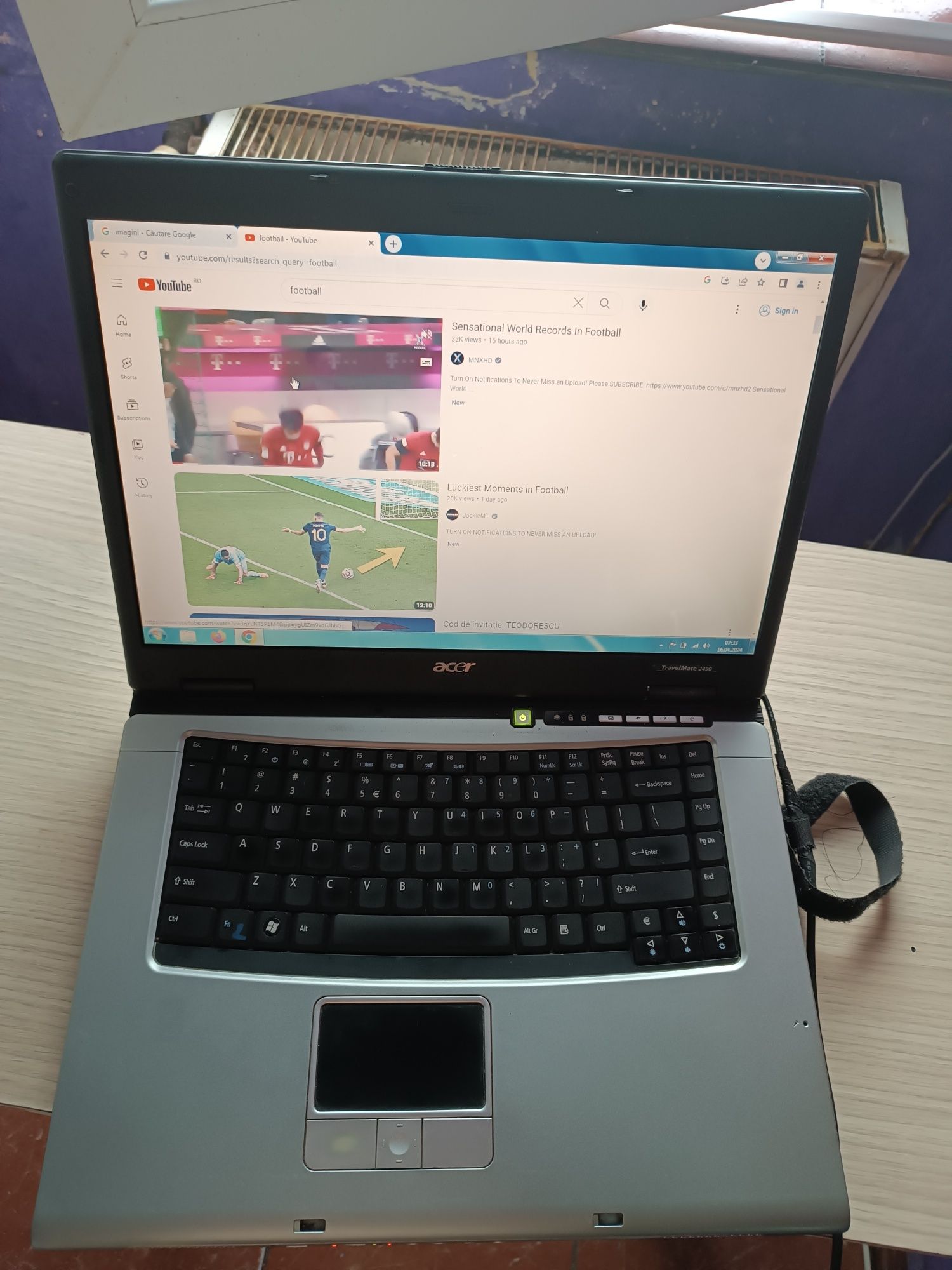 Laptop Acer funcțional