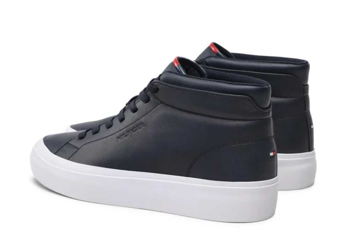 Sneakers Tommy Hilfiger PV High Leather, piele naturala, mas 40-41-42