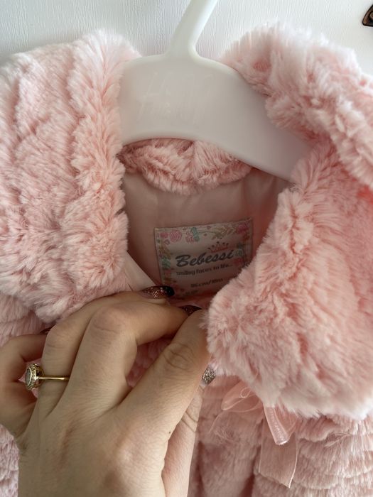 Розово палто 86 размер