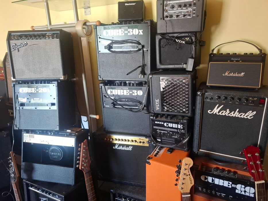 chitara clasica acustica electrica bass combo amplificator 10-100w