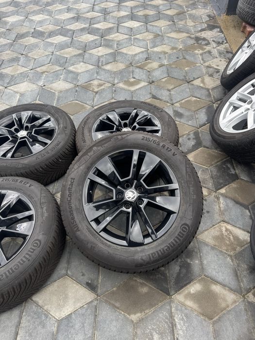 Jante Orig”Skoda R17(5x112)~Kodiaq/Karoq/Octavia/Superb/Tiguan~Negre”