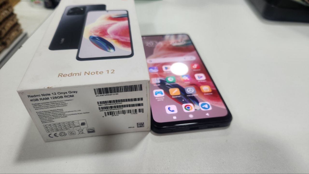 Redmi note 12 onyx gray 128gb