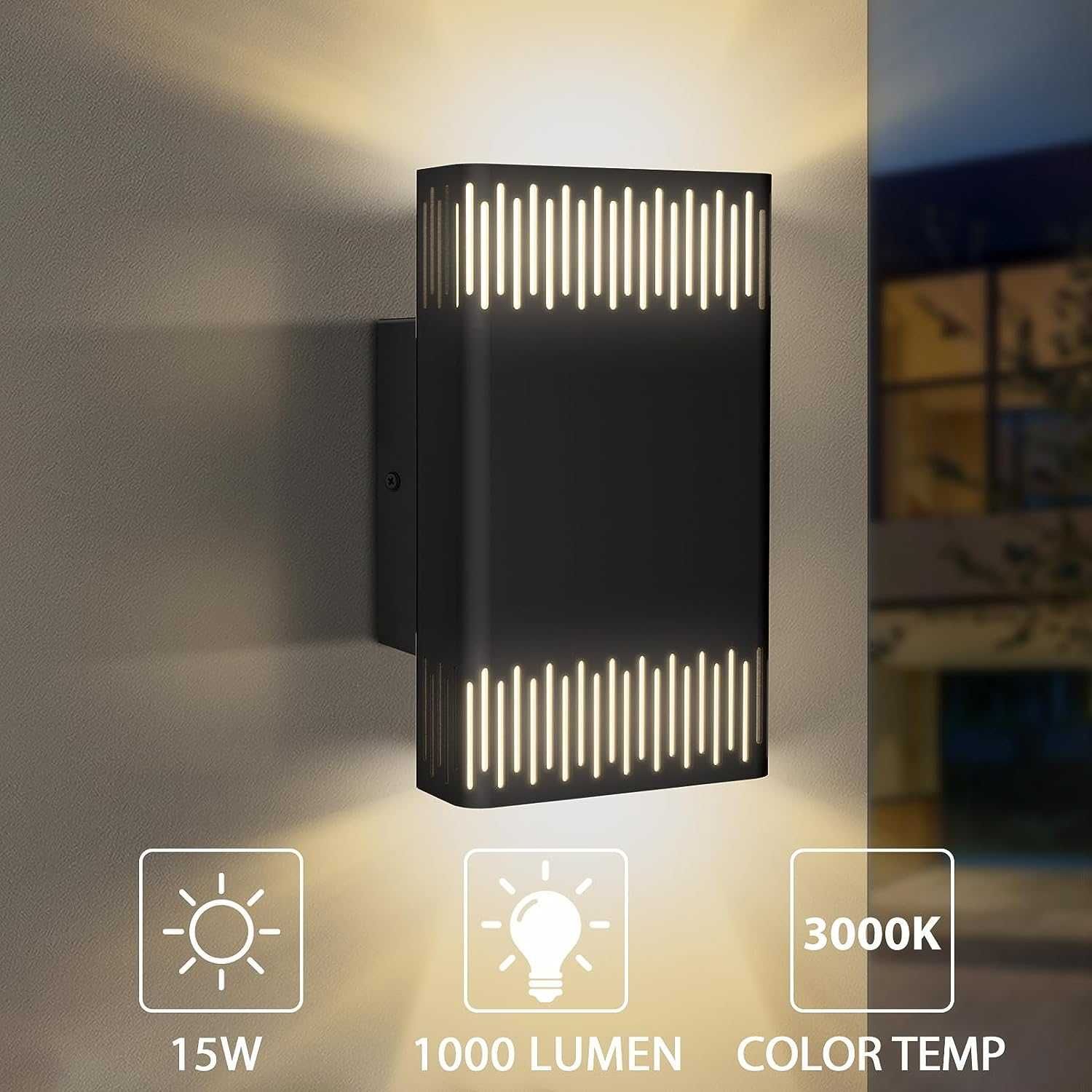 Lamomo LED Външни стенни осветителни тела Модерни 3000K-5000K