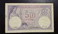 Bancnota 5 lei 1914
