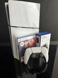 NEGOCIABIL PS5 Slim Disc 1Tb + 1 maneta + 1 Joc CADOU + CADOU Statie