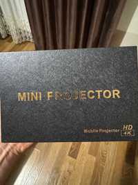 Проектор мини 4К, новый