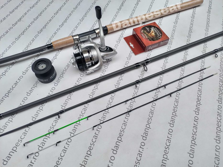SET FEEDER Lanseta TFD4 4,20m 150gr +Mulineta FL XF6000 LongCast + FIR