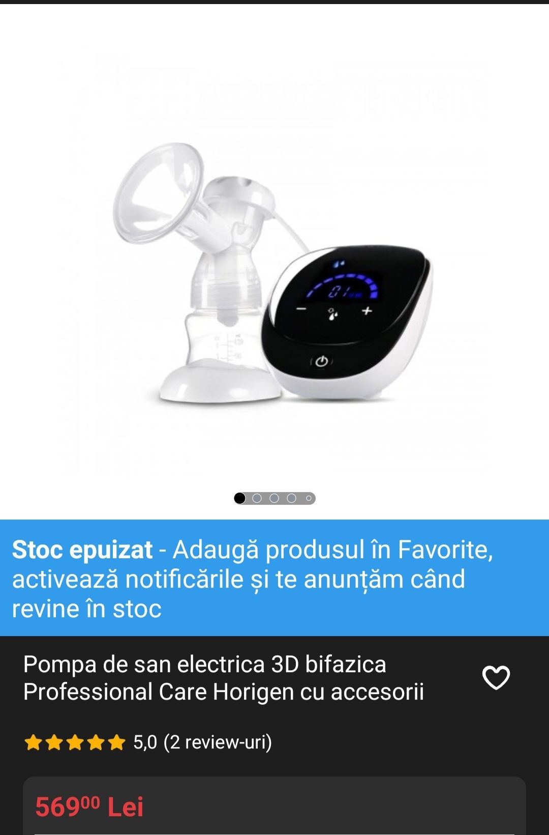 Horigen Pompa de san electrica 3D bifazica Professional Care Horigen c