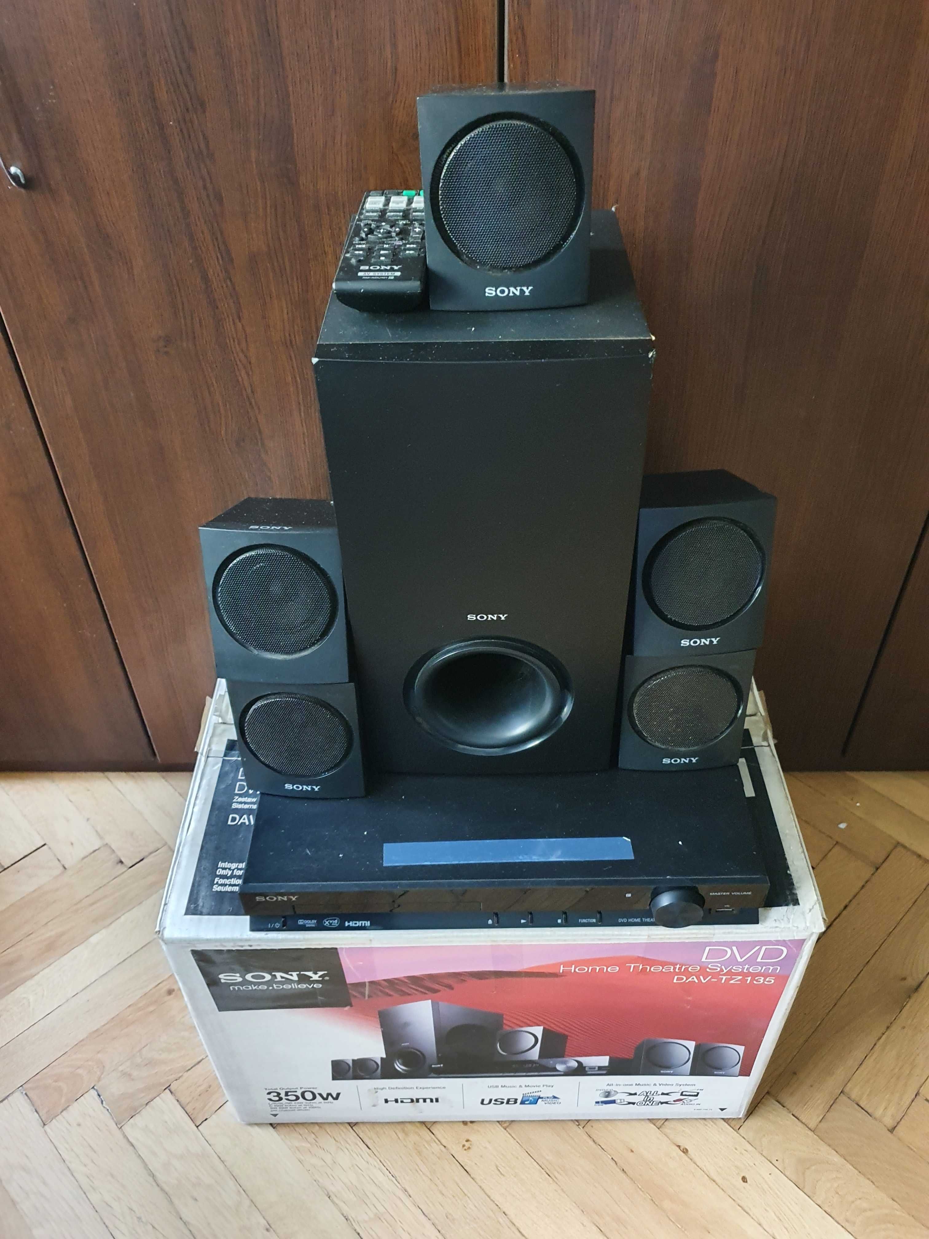 Home Cinema Sony DAV TZ 135 350W pret 250 lei