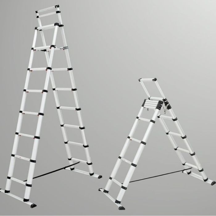 Стремянка складная 2,5 м с челом