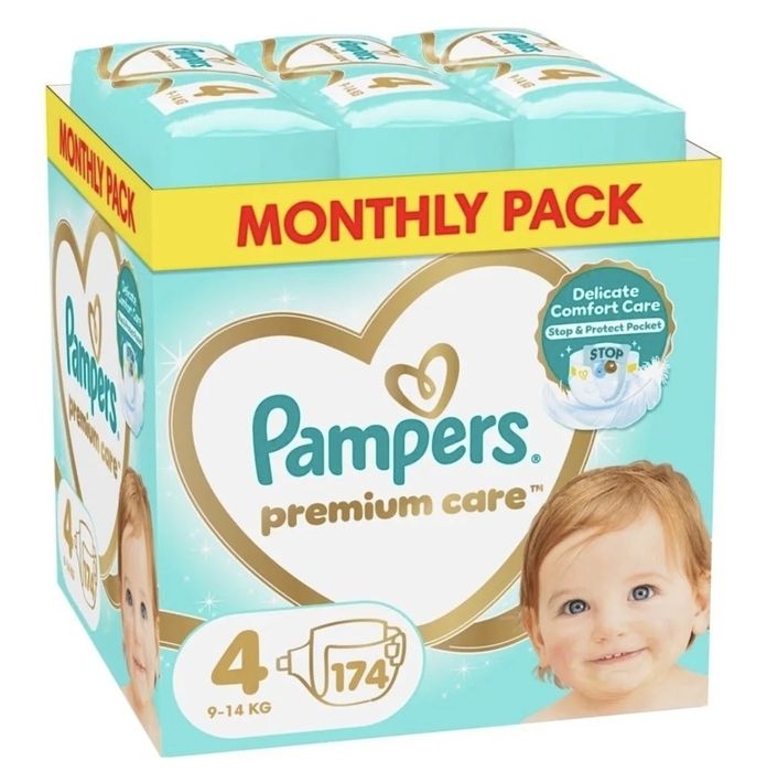 Памперси премиум кеър 4