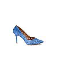 Страхотни сини велурени обувки hotic