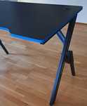 Birou Arka gaming, negru, 60×120cm, plus scaun birou cadou