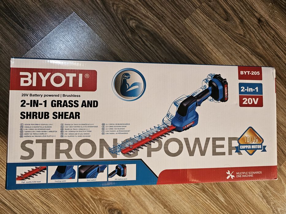 Кусторез аккумуляторный BIYOTI