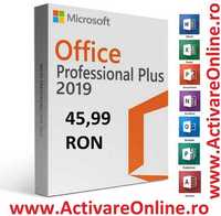 ActivareOnline.ro Office 2019 Pro plus Key Licenta 32/64Bit