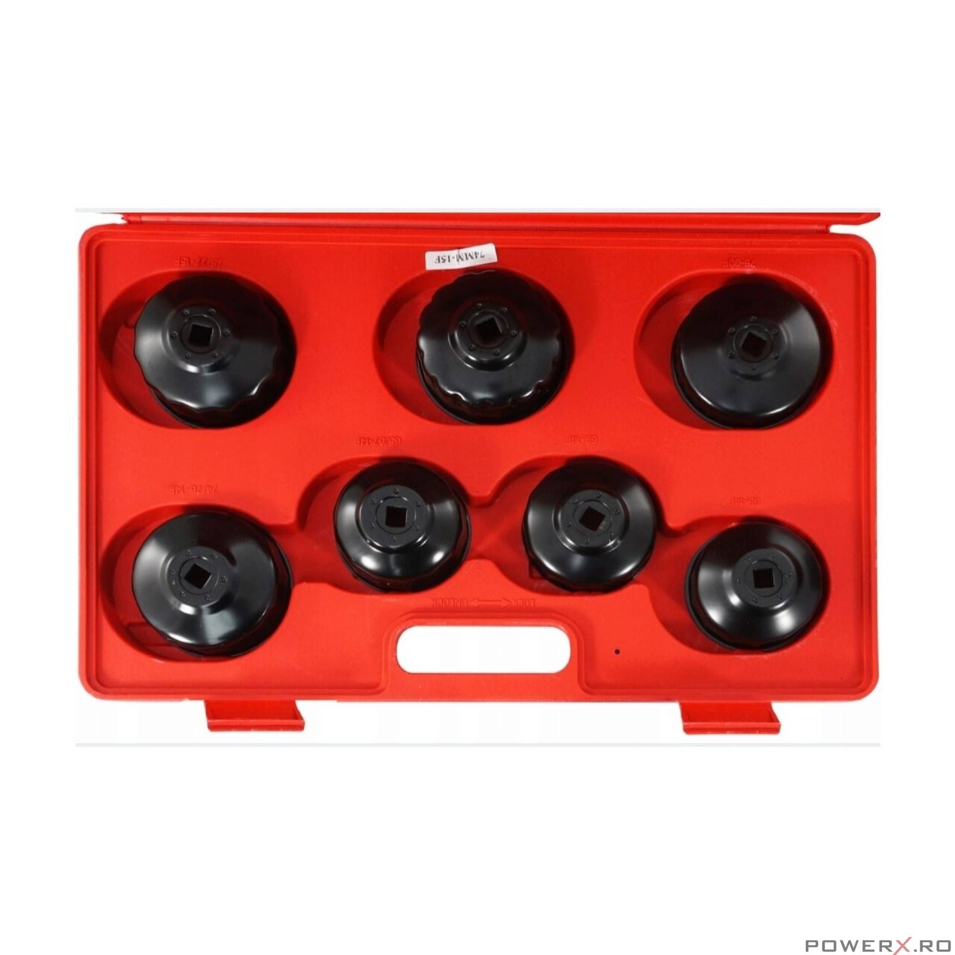 Set chei pentru filtre ulei, 15 piese, Verke