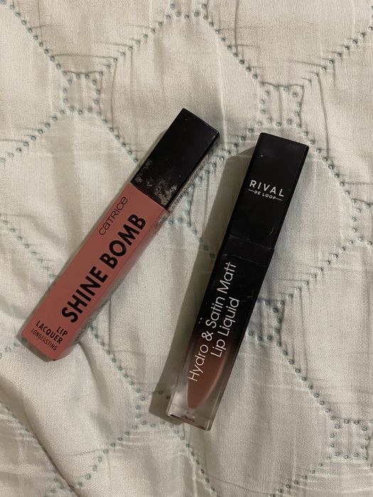 Червила -catrice shine bomb и Rival lip liquid