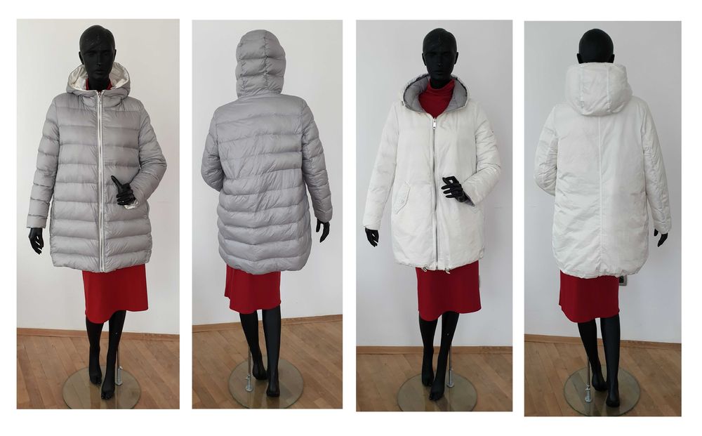 пухено яке двулицево Moncler Max Mara Escada Etro Boss Hilfiger M