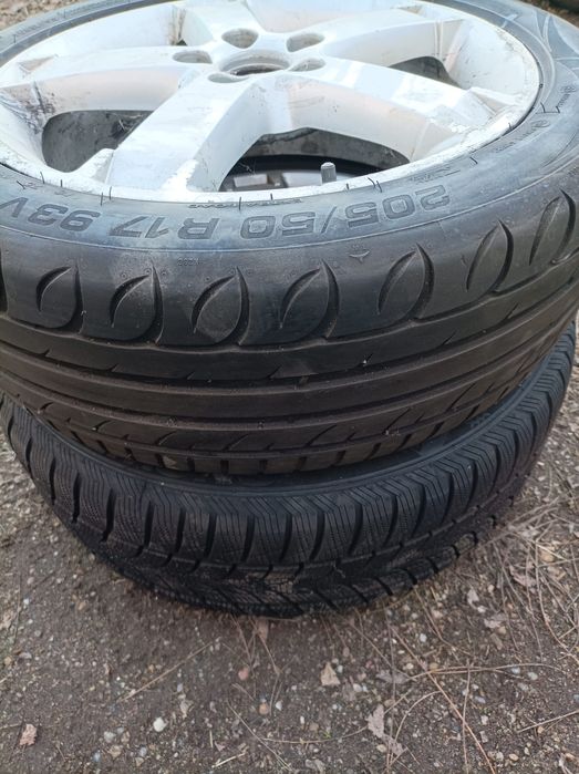 Jante Ford focus /anvelope vara iarna 205/50/R17