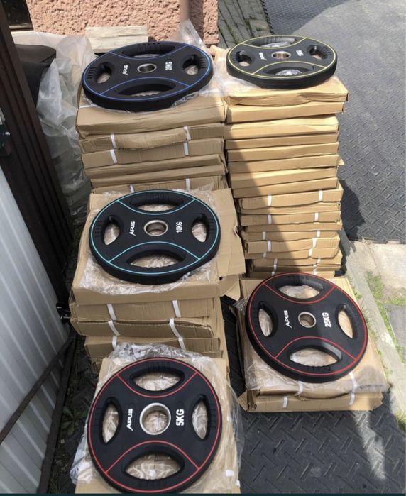 Depozit echipamente fitness discuri olimpice Apus