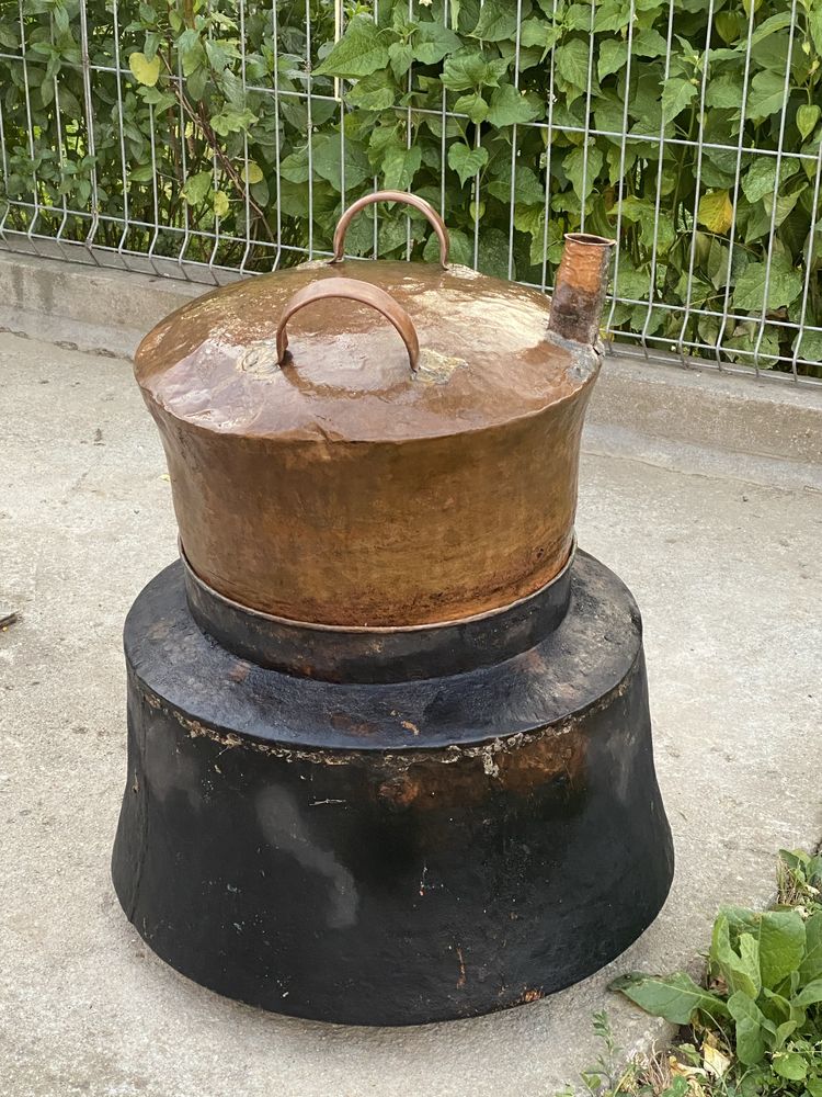 Cazan cupru 50 60 litri pr tuica