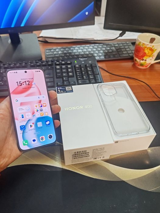 Honor 400 5G 12+12/256gb(2025)10 kunlik ideal iwlawi zur aybi yuq tozz
