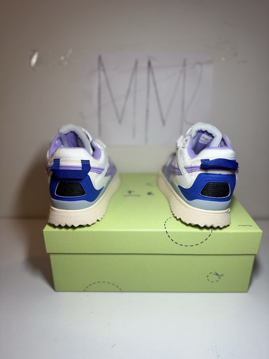 Adidasi/Sneakers Sponge Mid Top White an purple