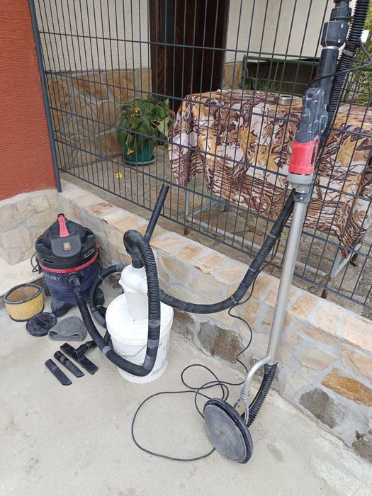 Прахосмукачка, жираф за шлайфане, сепаратор