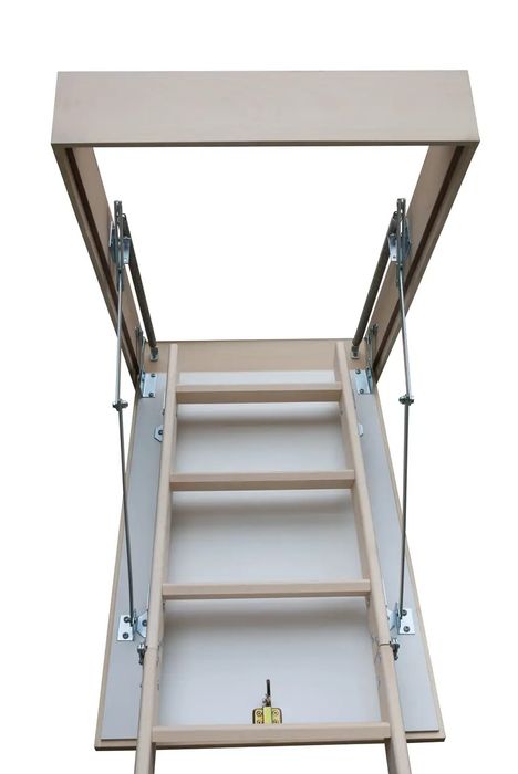 Scara pod pliabil metalică/lemn 120x50