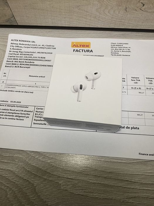 Airpods Pro 2 *noi cu factura*