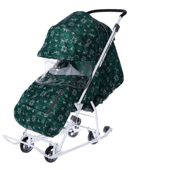 Коляска-санки зимние