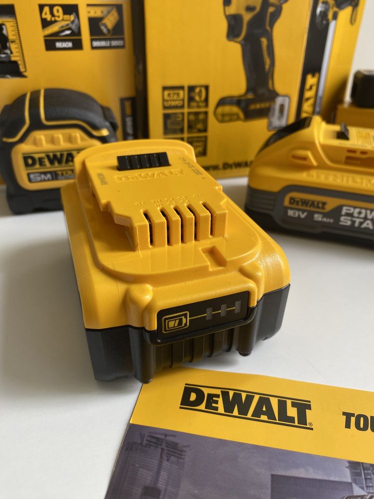 DeWALT Батерия DCB184 5Ah 18V 2024/2025г. с Гаранция