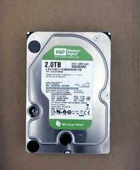 HDD/HardDisk 3,5" Desktop WesternDigital Caviar Green 2TB, Functional