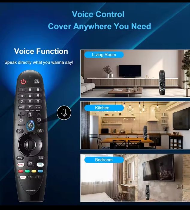 Telecomanda Magic Remote LG Pointer Mouse și comanda vocala