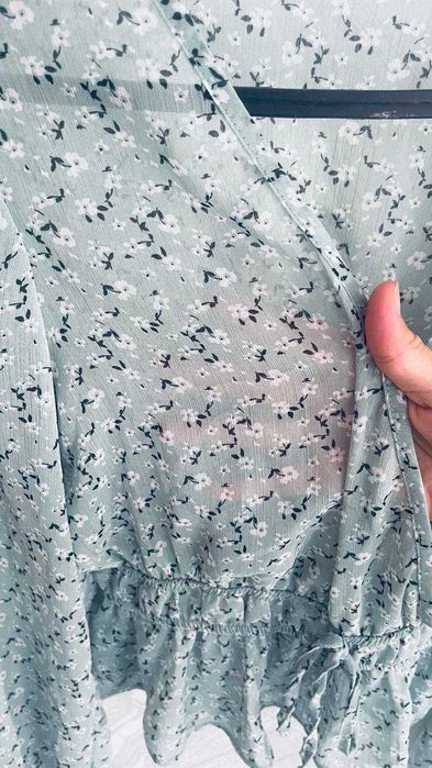 Модная шифоновая кофточка масло