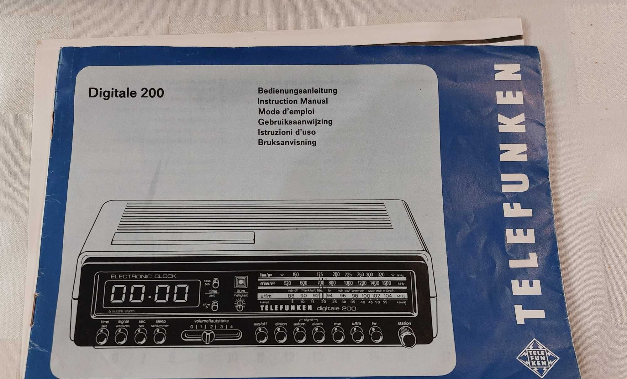 Радио часовник Telefunken